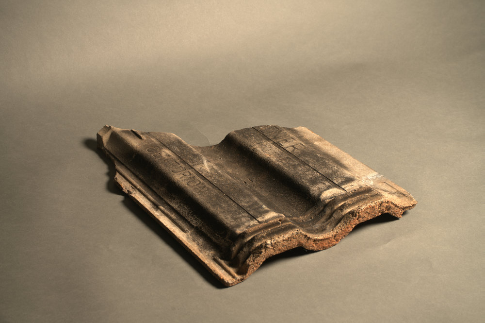 Fire Damaged Roof Tile