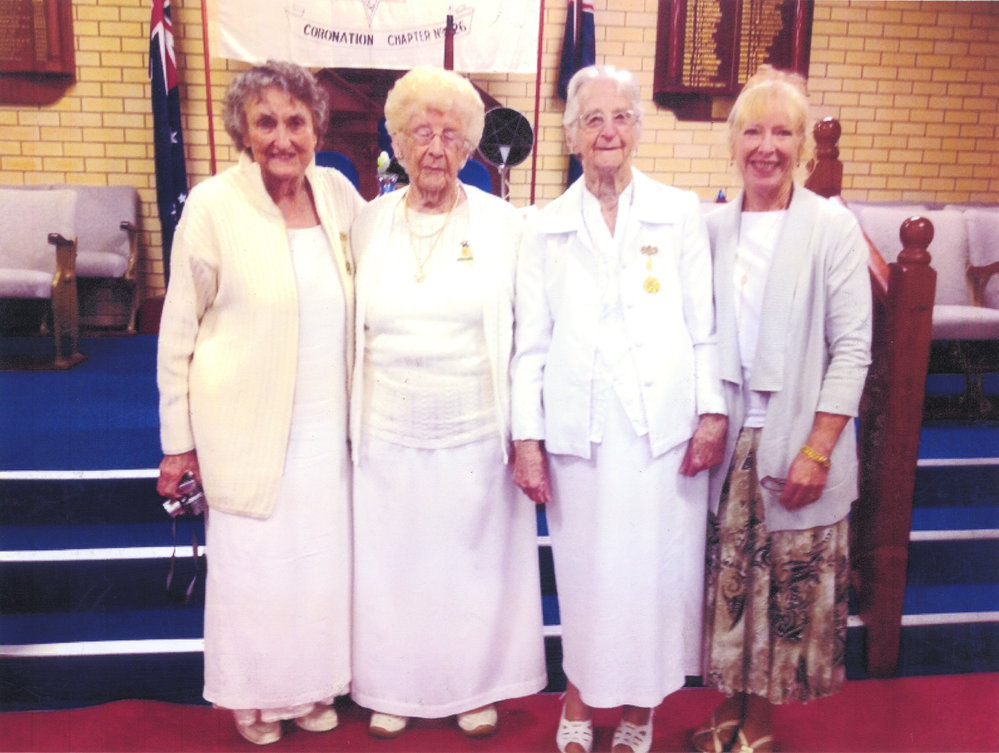 Order of the Eastern Star members at final meeting, c. 2014