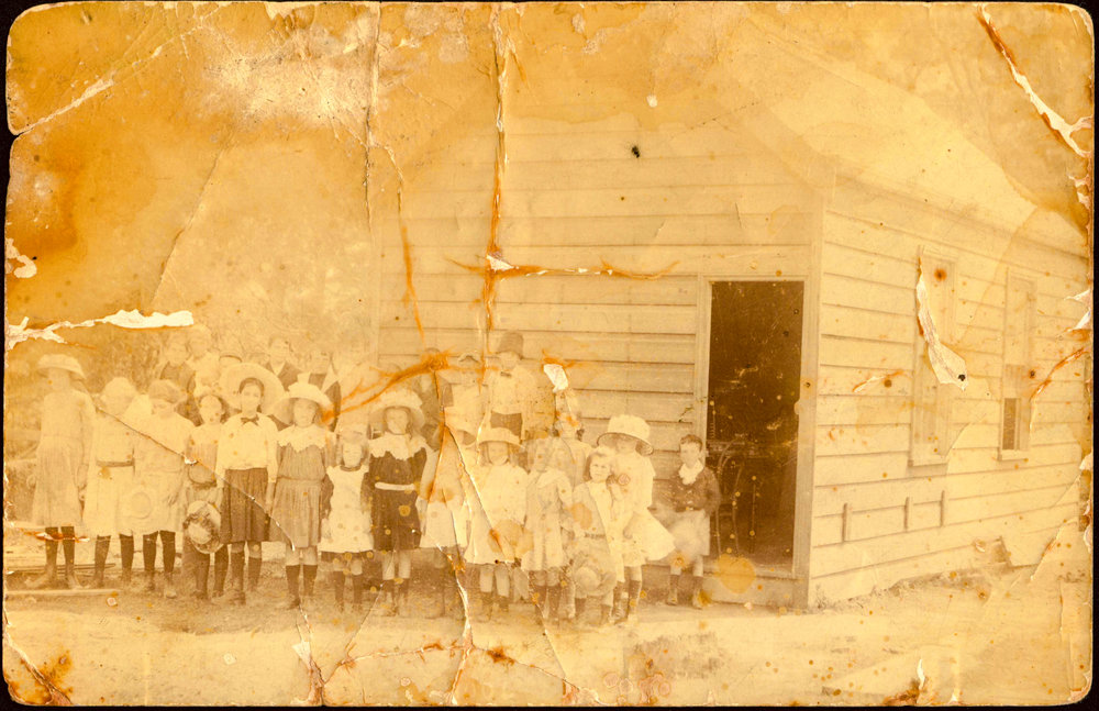 Miss Walsh's School, Coffs Harbour Jetty, 1910