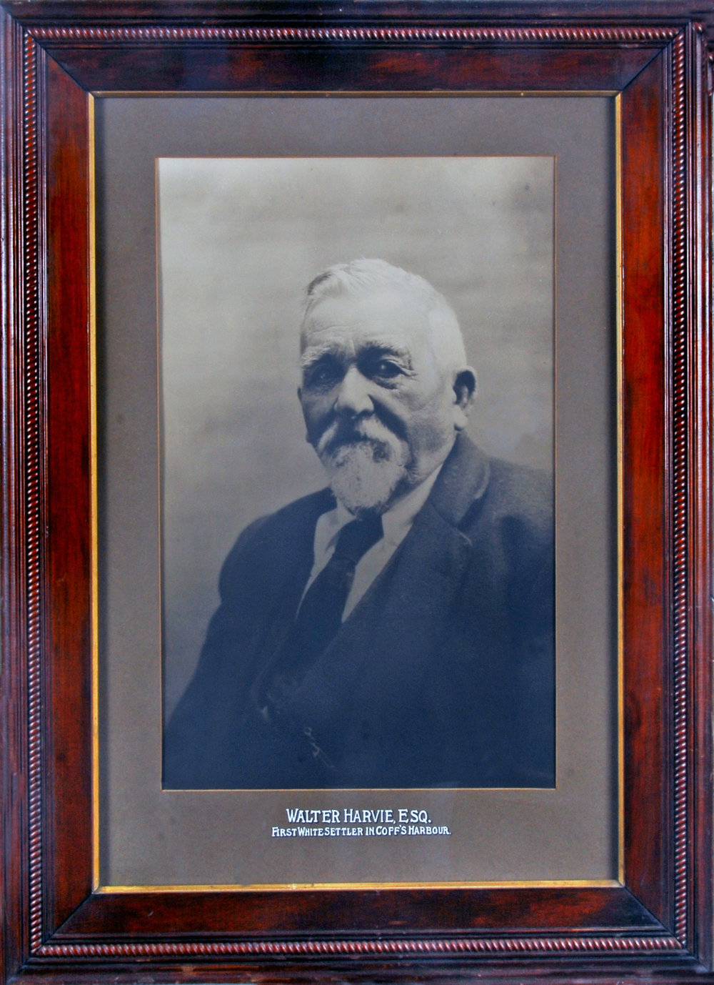 Walter Harvie Esq. First White Settler in Coffs Harbour