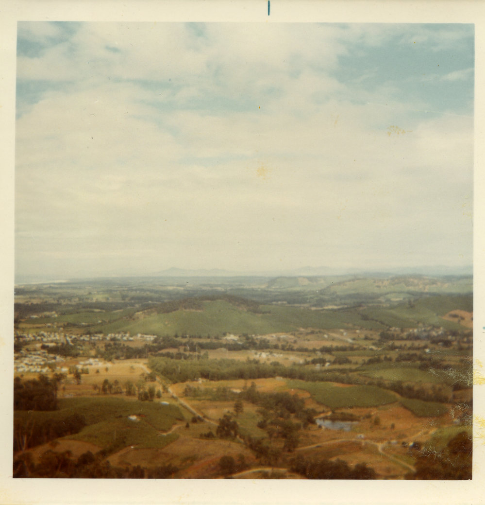 View from Sealy Lookout at Bruxner Park, 11 April 1970