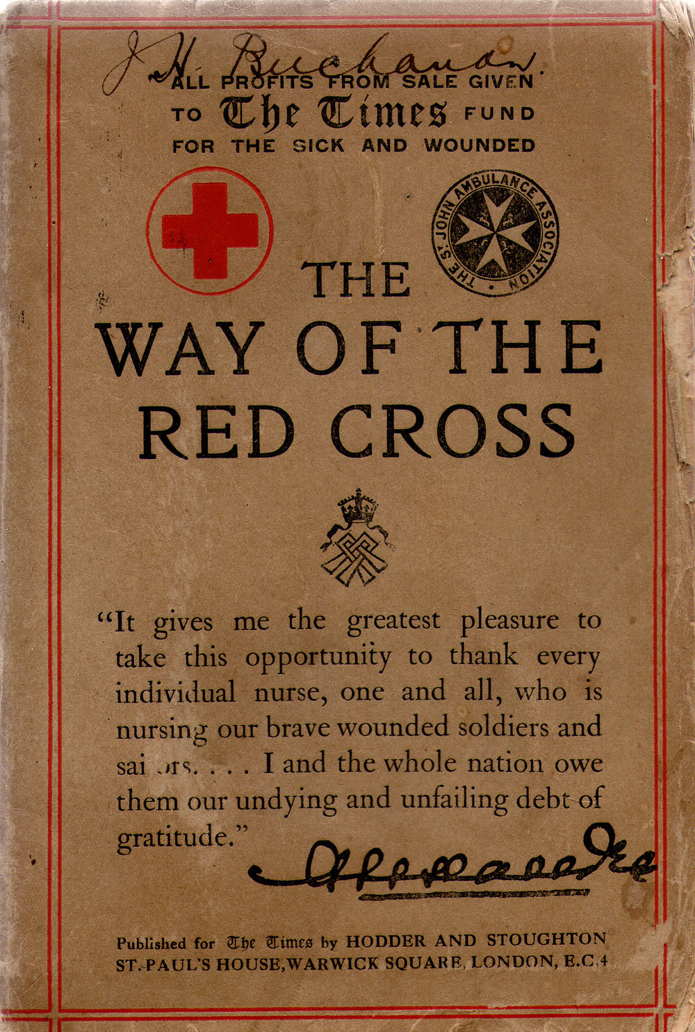 The Way of the Red Cross, 1915