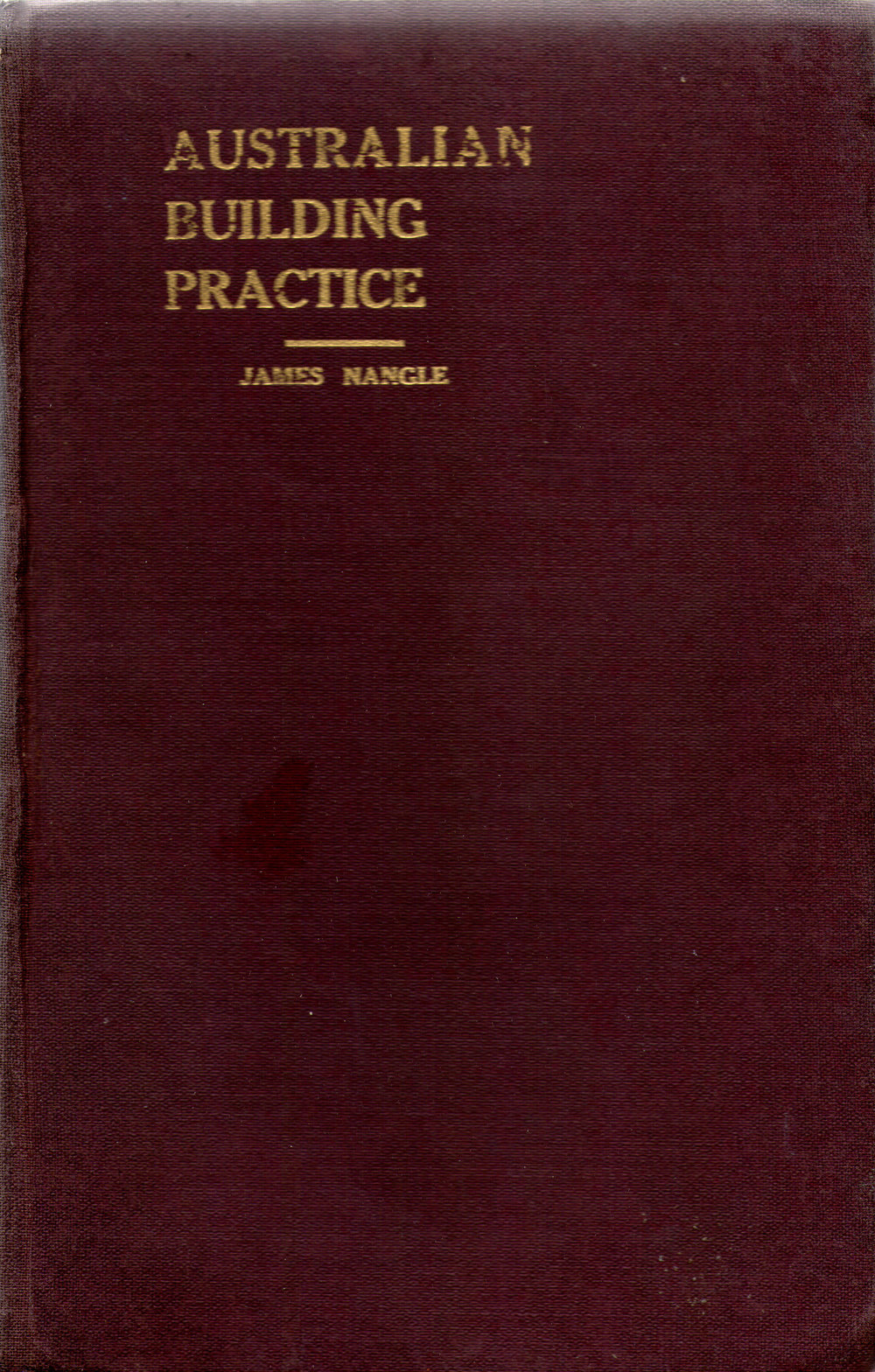 Australian Building Practice, 1925