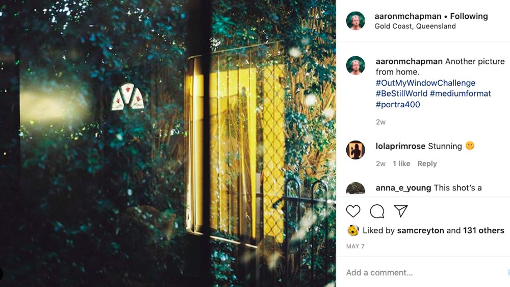 Instagram post from @aaronmchapman