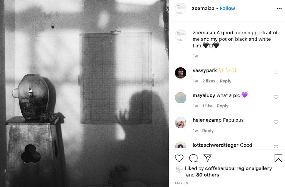 Instagram post from @zoemaiaa