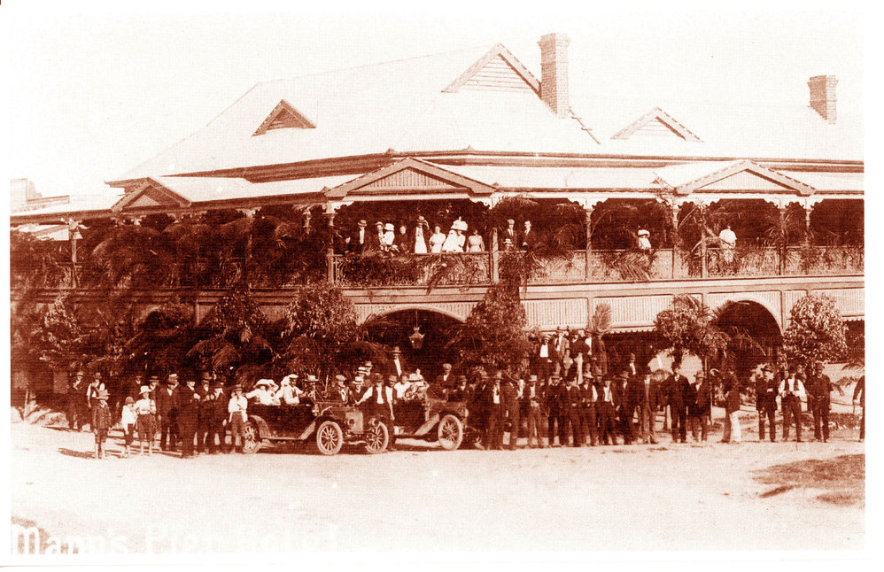 Mann's Pier Hotel, Christmas Day 1912