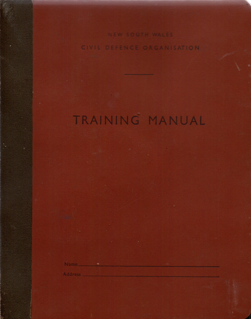 NSW Civil Defence Organisation Training Manual, 1961