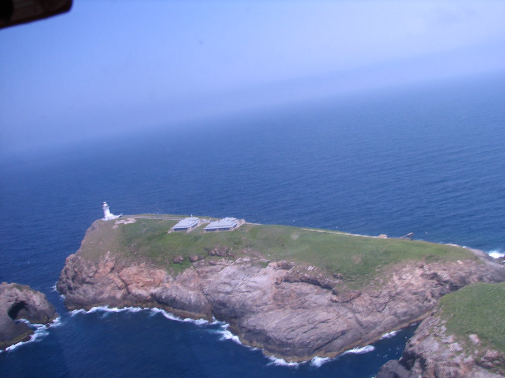 Aerial view of South Solitary Island, 2007