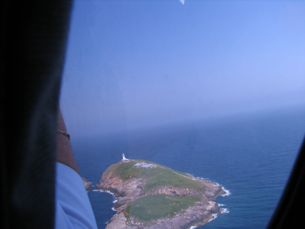 Aerial view of South Solitary Island, 2007