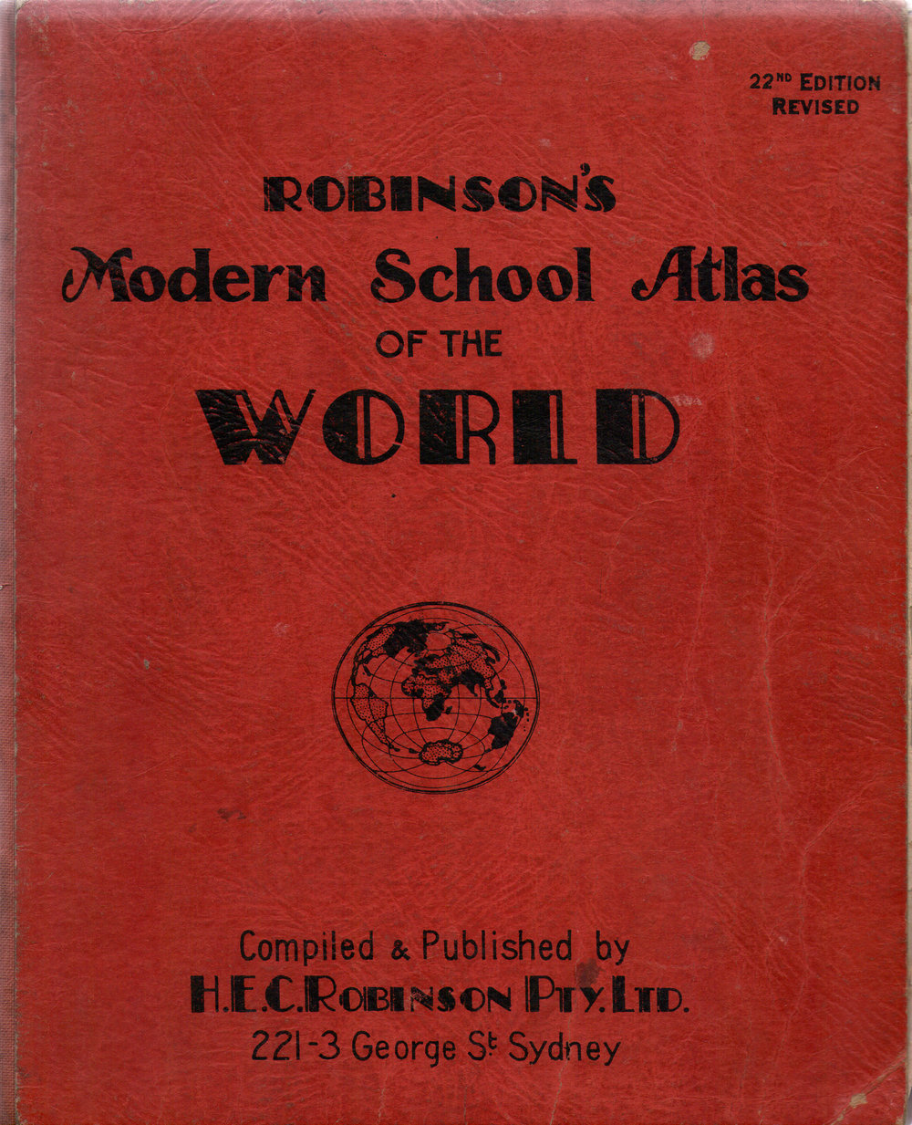Robinson's Modern School Atlas of the World, c. 1930