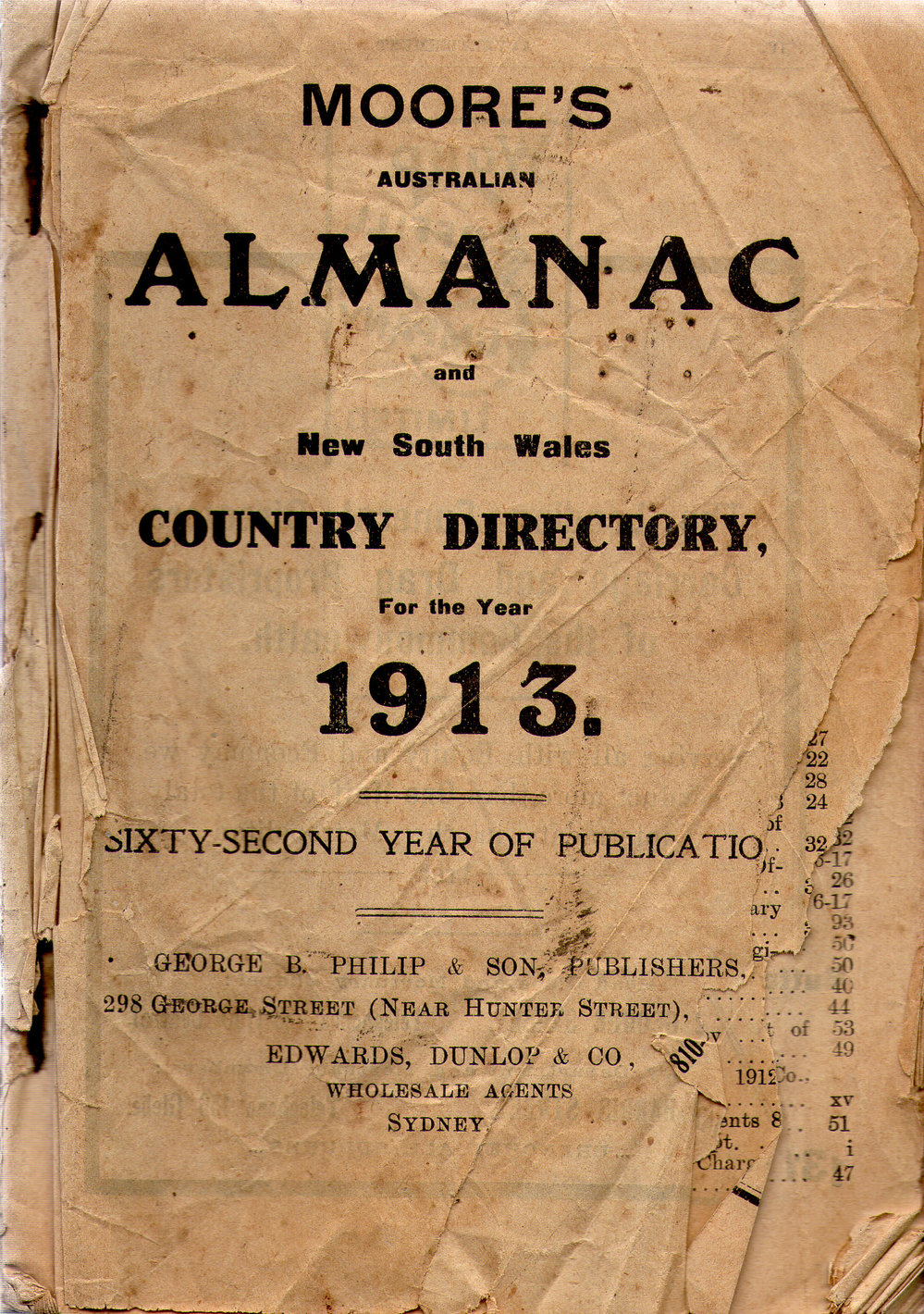 Moore's Australian Almanac and New South Wales Country Directory, 1913
