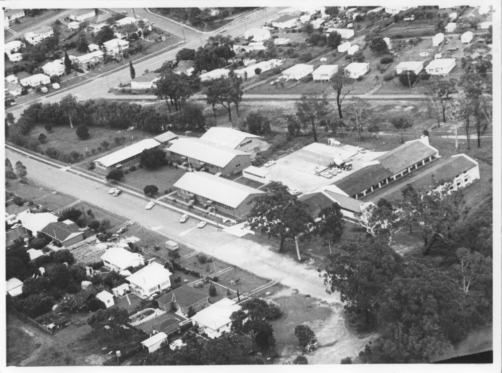 Aerial view of TAFE college