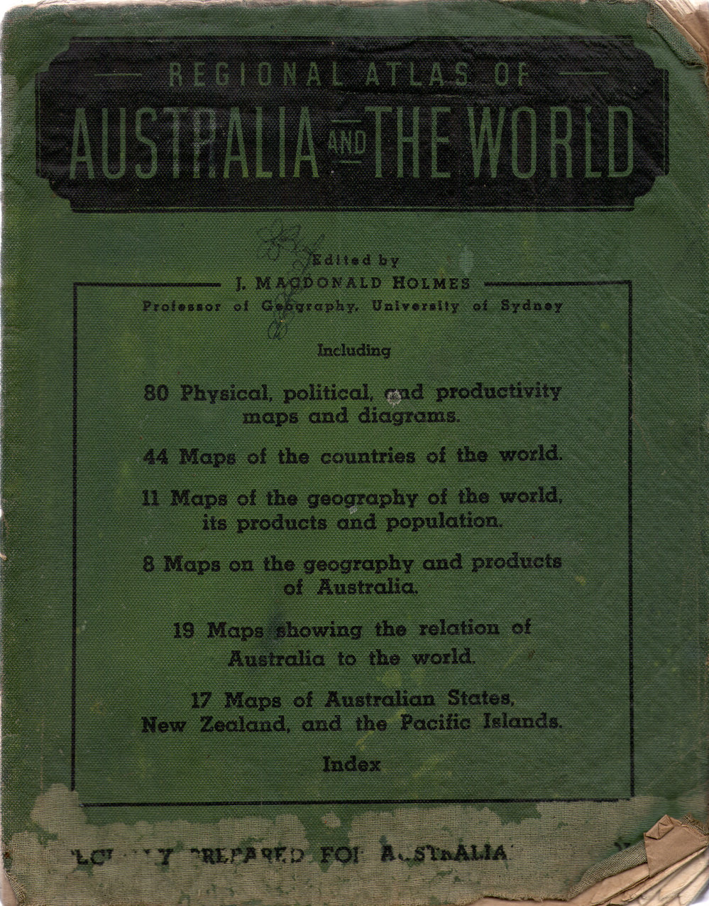 Regional Atlas of Australia and the World, 1936