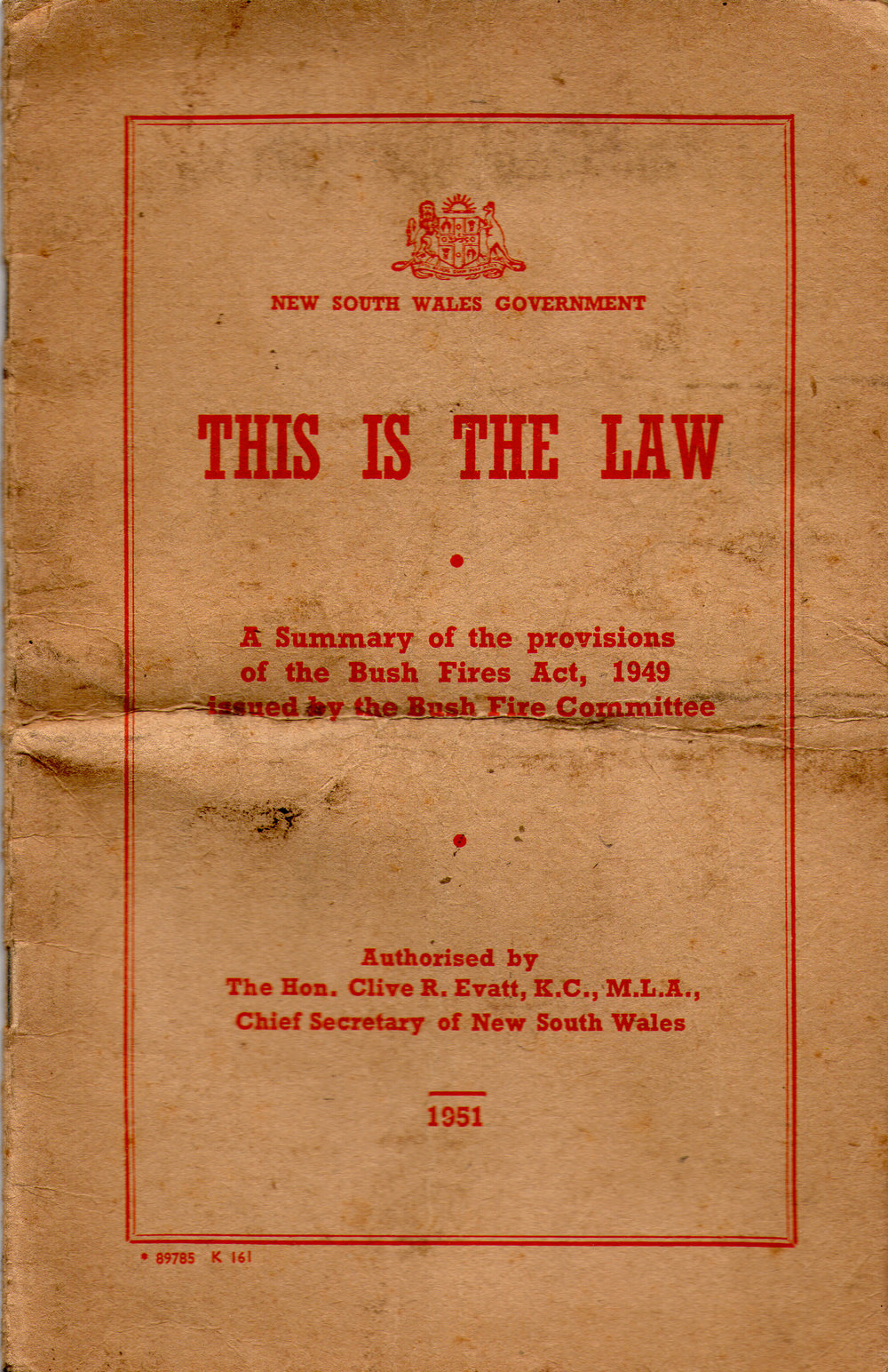 This Is The Law, 1951