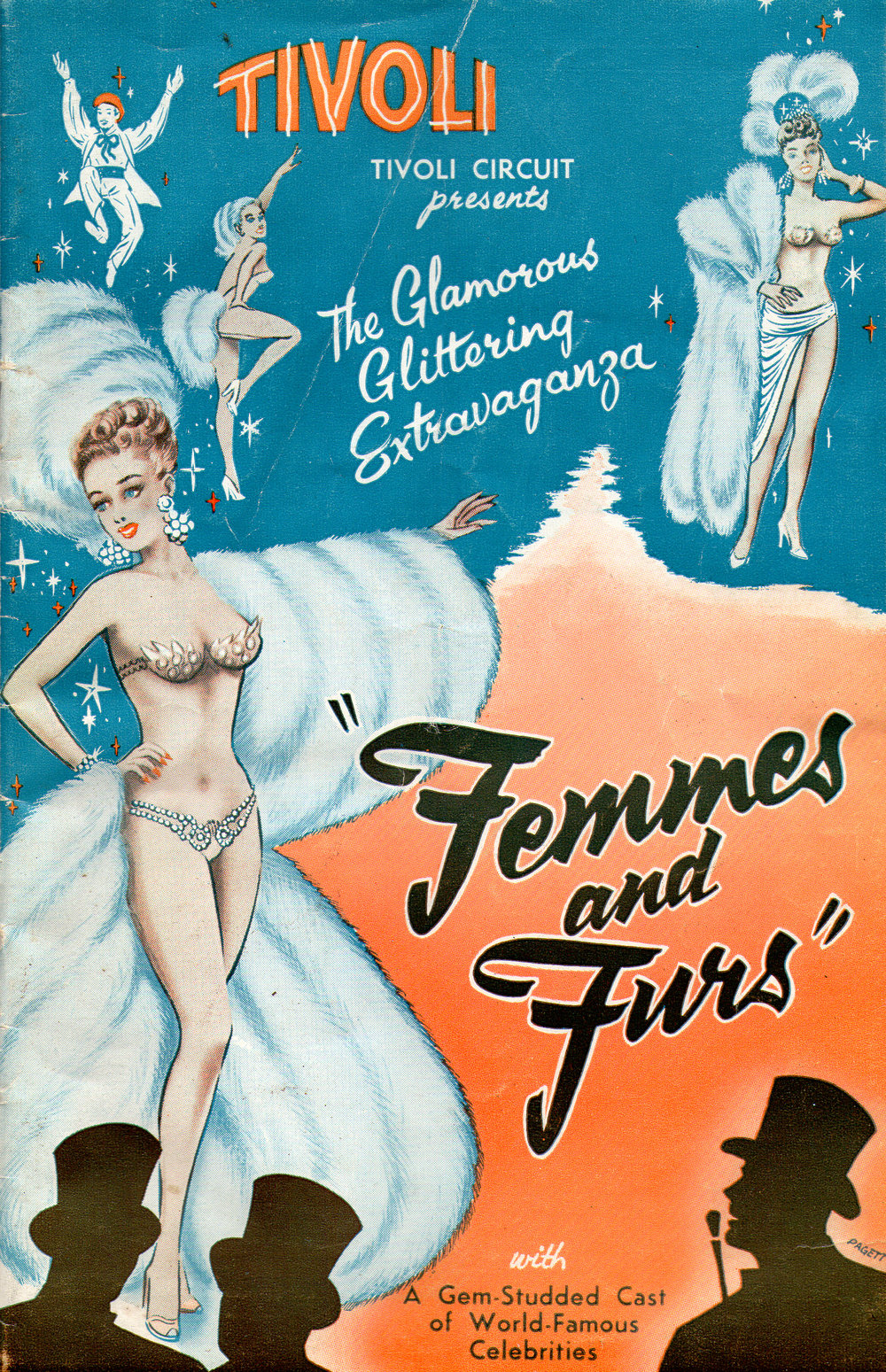 Femmes and Furs theatre programme, 1958