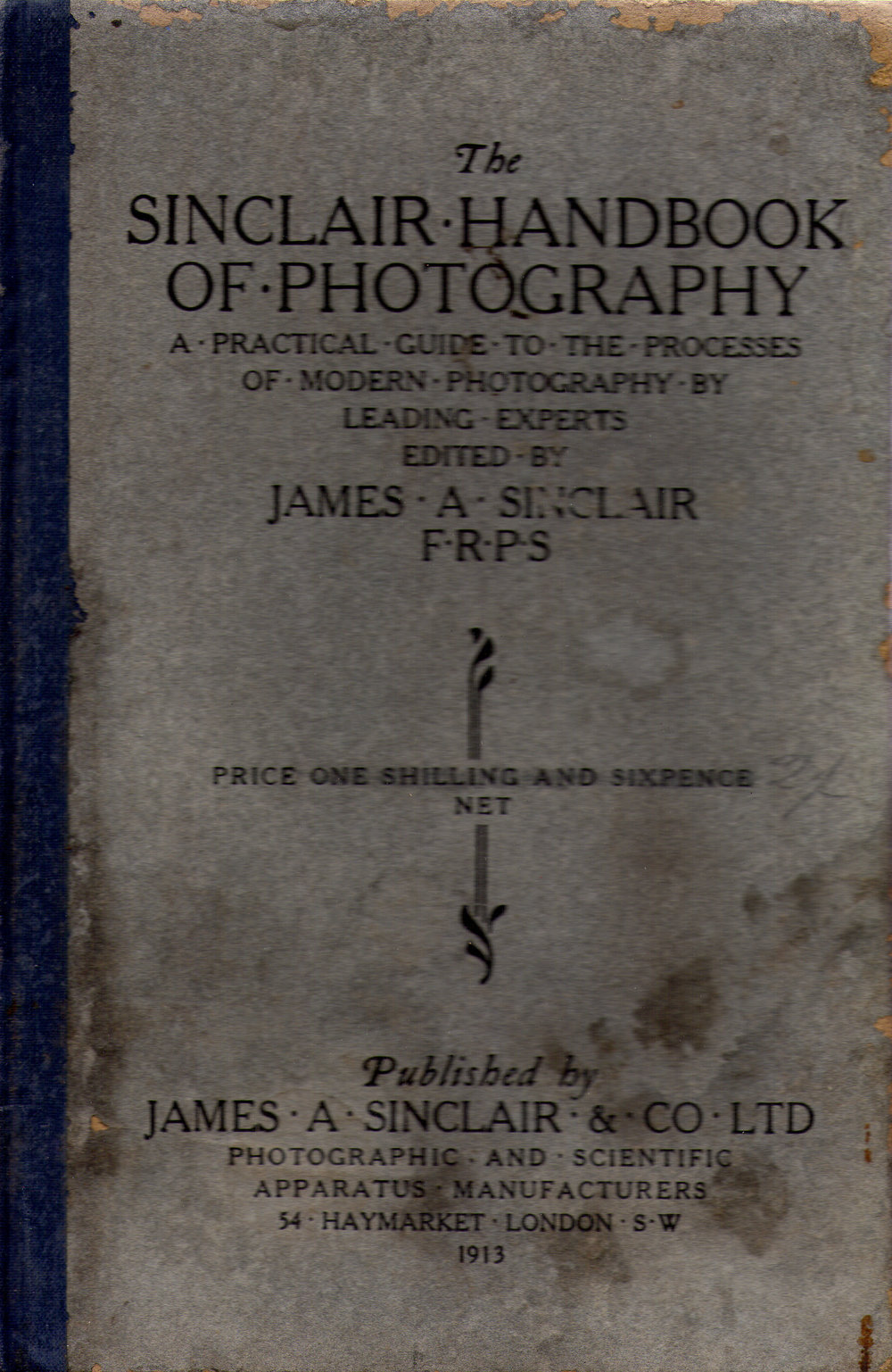 The Sinclair Handbook of Photography, 1913