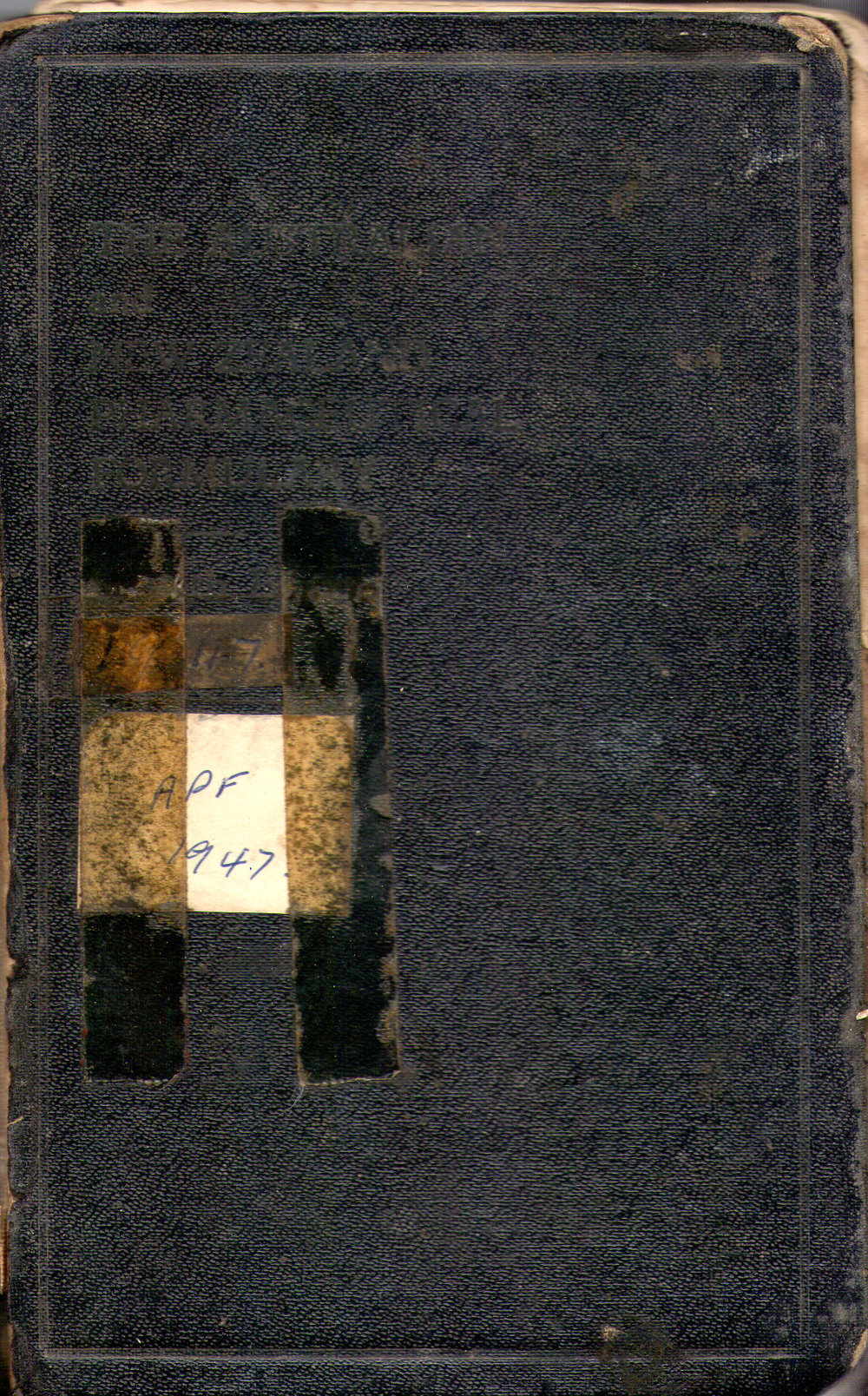 The Australian &amp; New Zealand Pharmaceutical Formulary, 1947