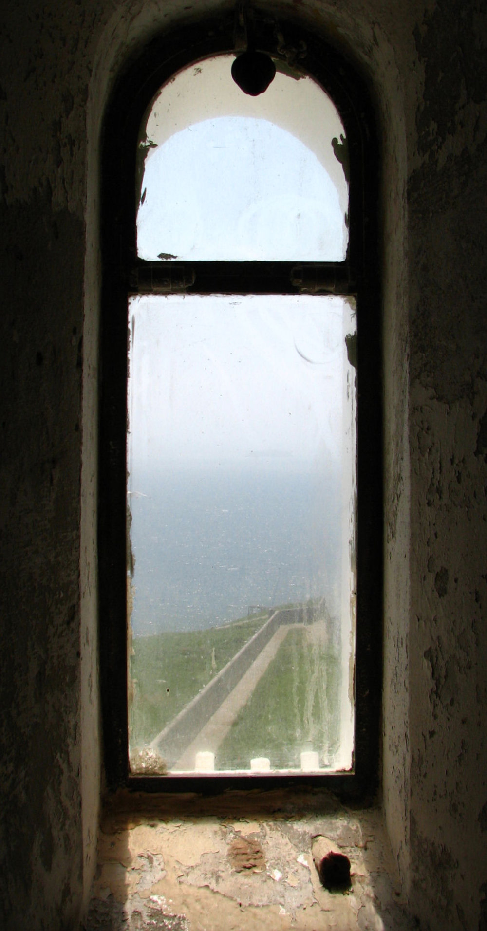Window in South Solitary Island Lighthouse, 2007