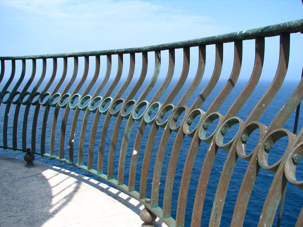 Balustrade on South Solitary Island Lighthouse, 2007