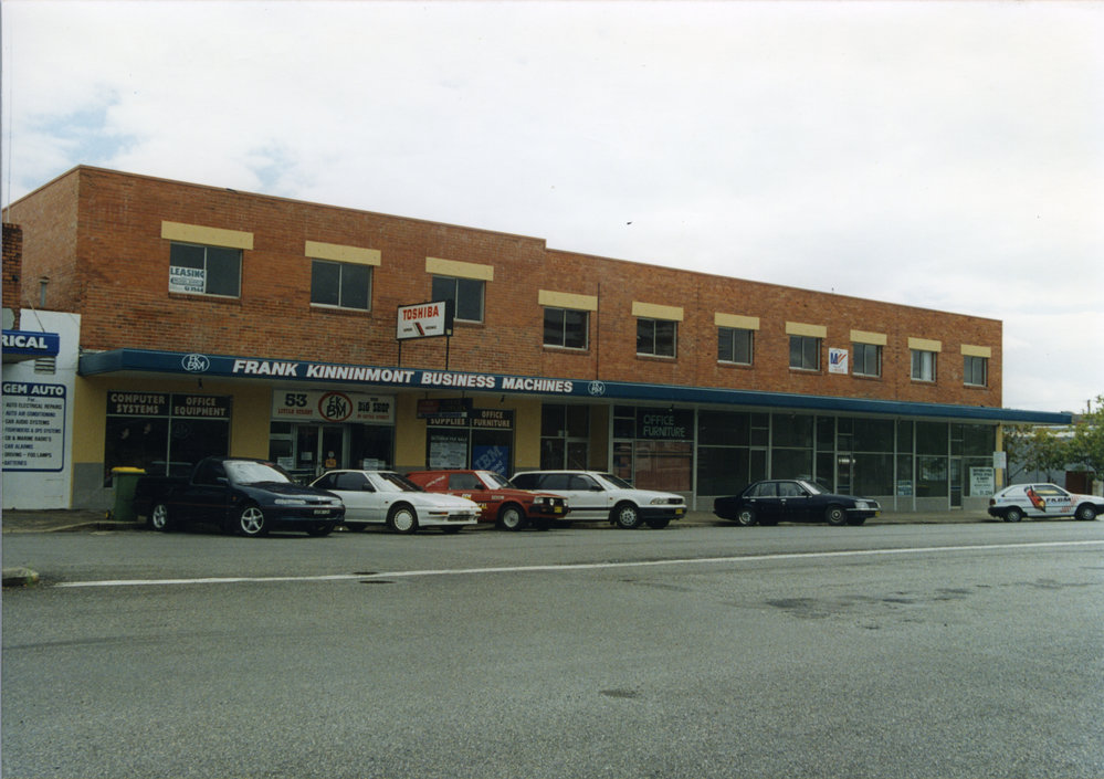 Frank Kinninmont Business Machines at 53 Little Street in Coffs Harbour, 1990s