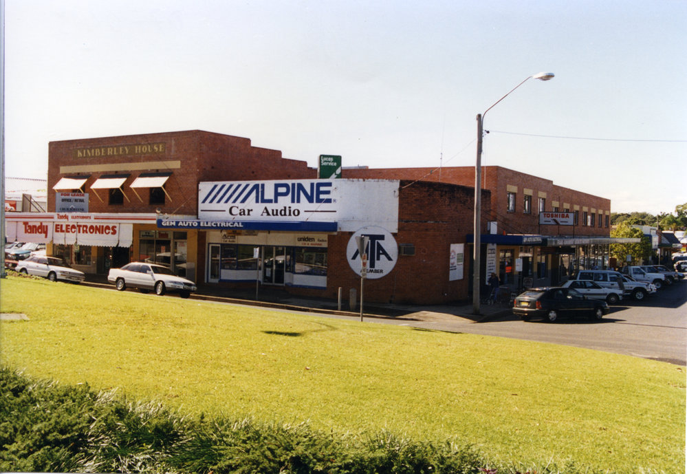 Kimberley House on the Little and Market Streets corner in Coffs Harbour, 1990s