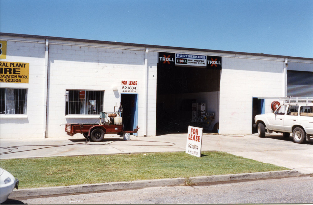 Rustseekers Troll Rust Proofing Service in Unit 3 at 8 Marcia Street in Coffs Harbour, 1990s