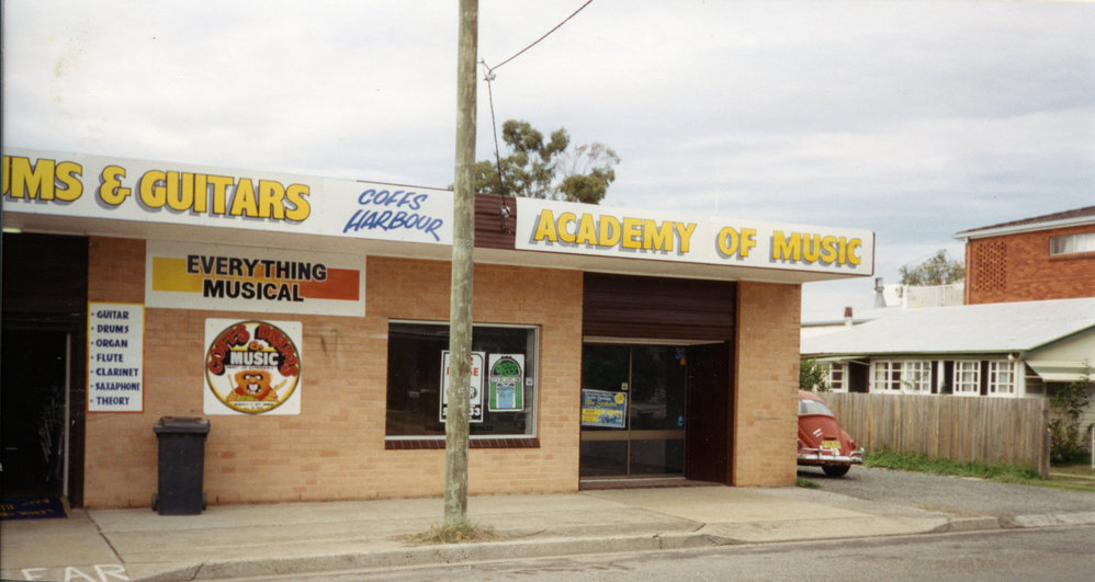Coffs Drums &amp; Music at 11 Murdock Street in Coffs Harbour, 1990s