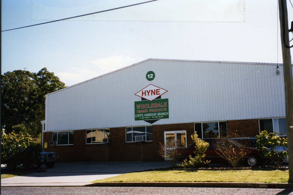 Hyne Wholesale Timber Products at 12 Hi-Tech Drive in Toormina, 1990s