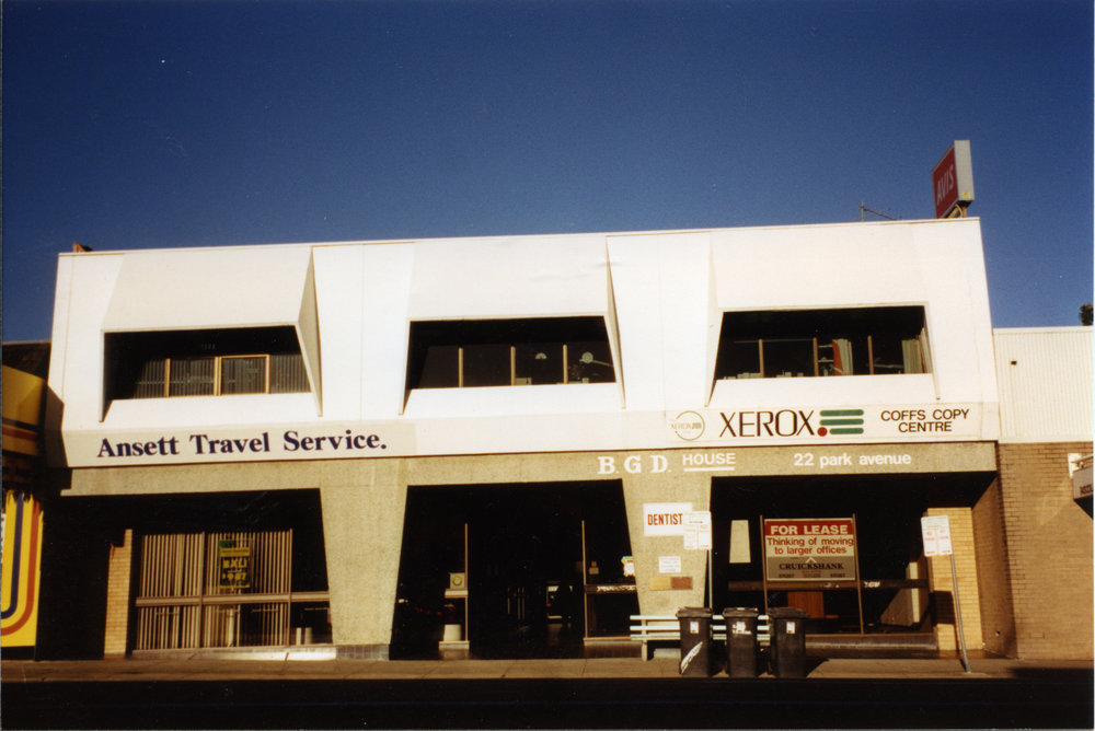 B. G. D. House at 22 Park Avenue in Coffs Harbour, 1990s