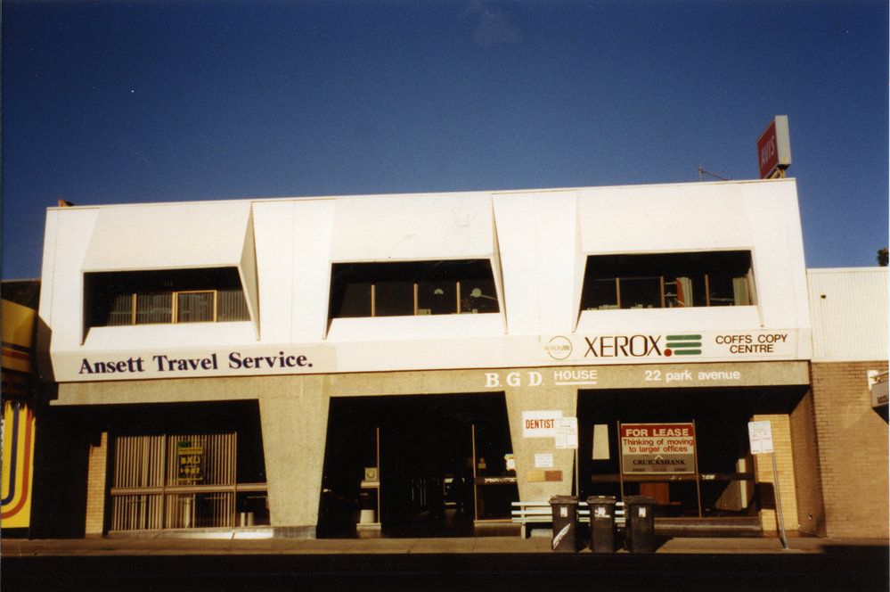 B. G. D. House at 22 Park Avenue in Coffs Harbour, 1990s