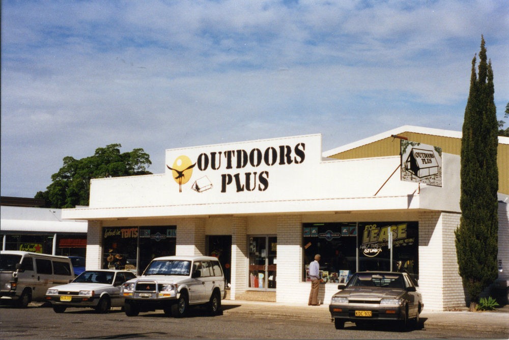 Outdoors Plus at 36 Park Avenue in Coffs Harbour, 1990s