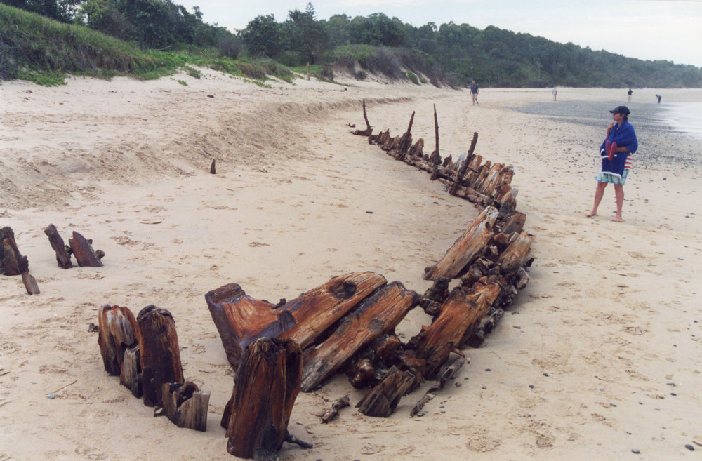 Remains of the Buster shipwreck, 2000s