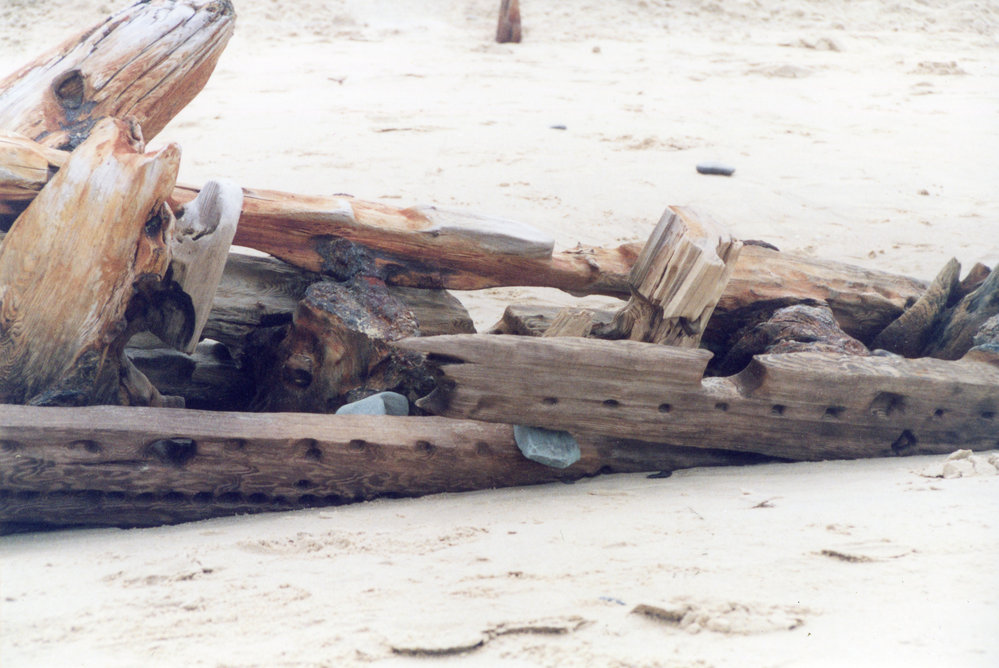 The 1893 wreck of the Buster on Woolgoolga Beach, 2000s