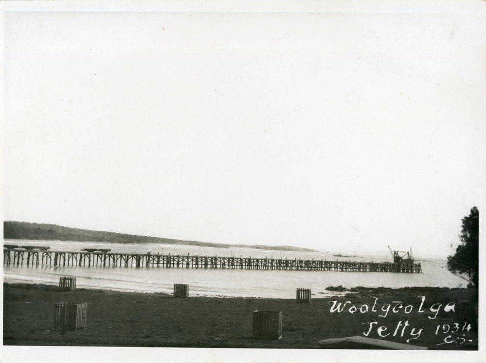 Woolgoolga Jetty, 1934