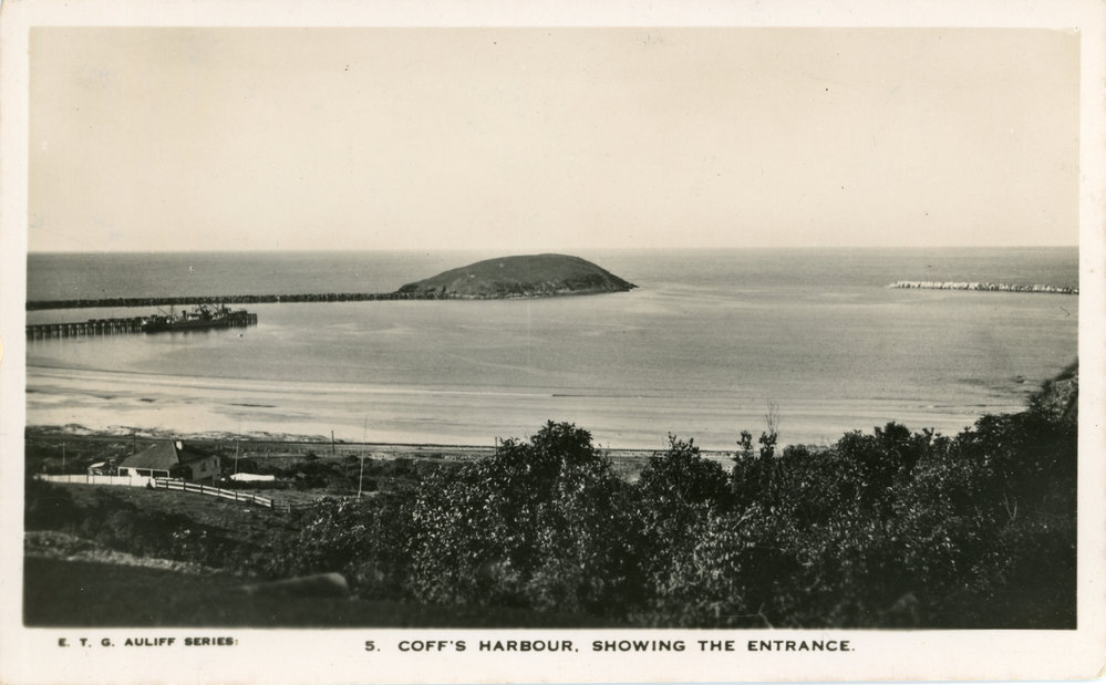 Entrance to Coffs Harbour, c.1950