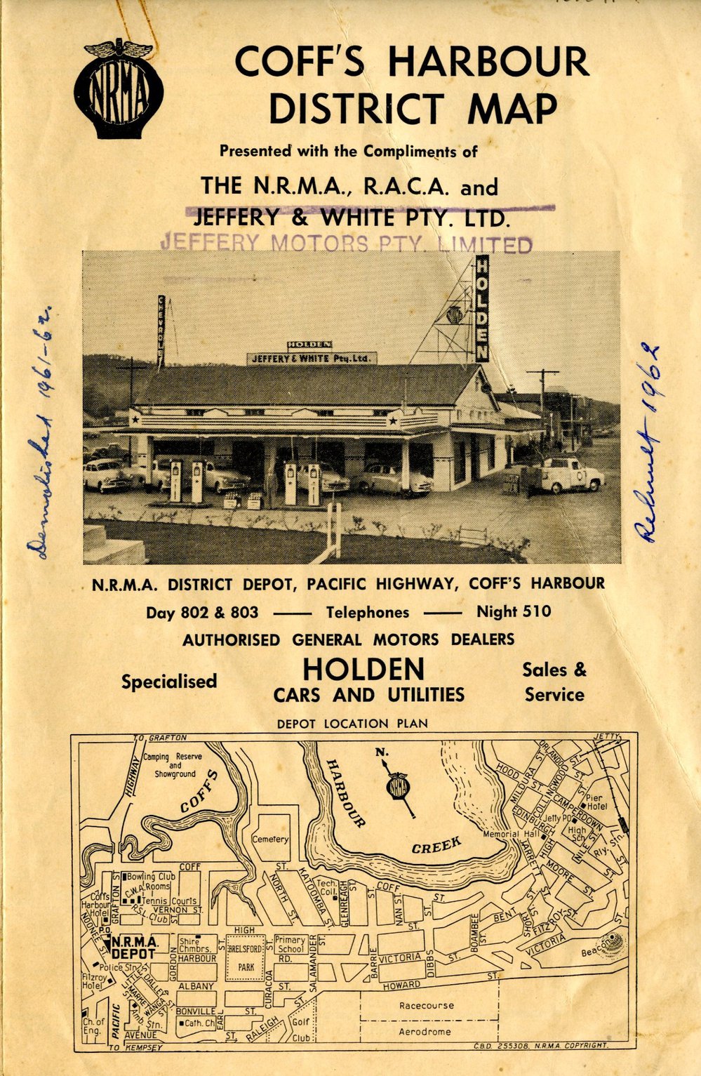 Coff's Harbour District Map