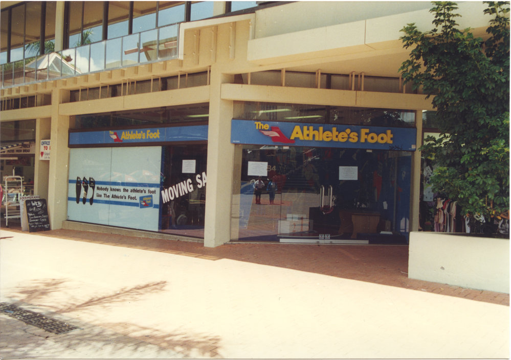 The Athlete's Foot at 84 Harbour Drive in Coffs Harbour, 1990s