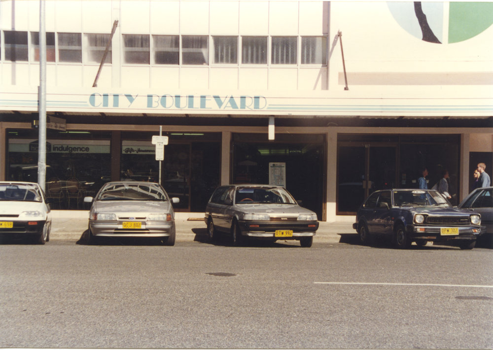 City Boulevard Arcade on Vernon Street in Coffs Harbour, 1990s