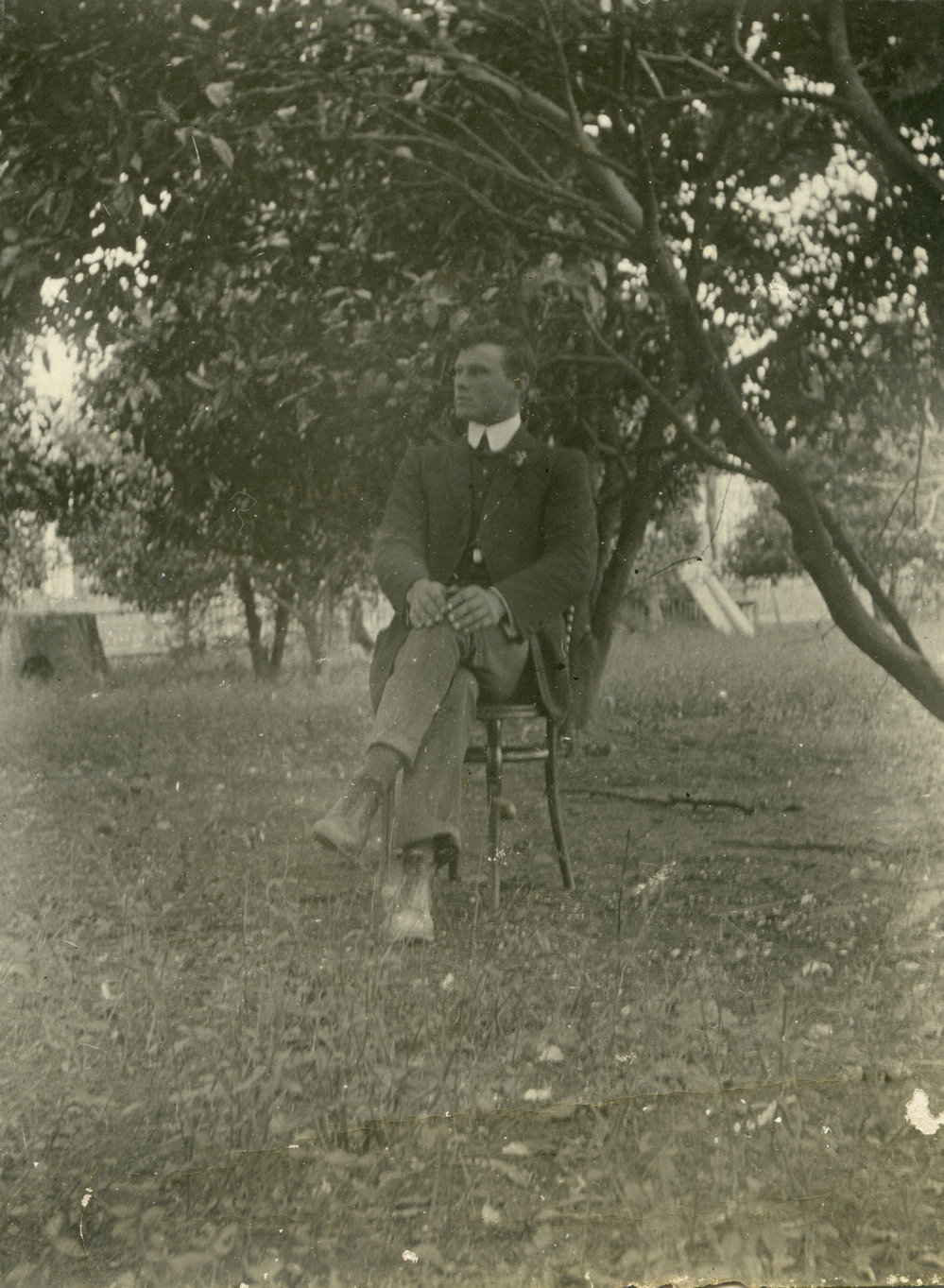Portrait of a seated man, c.1900