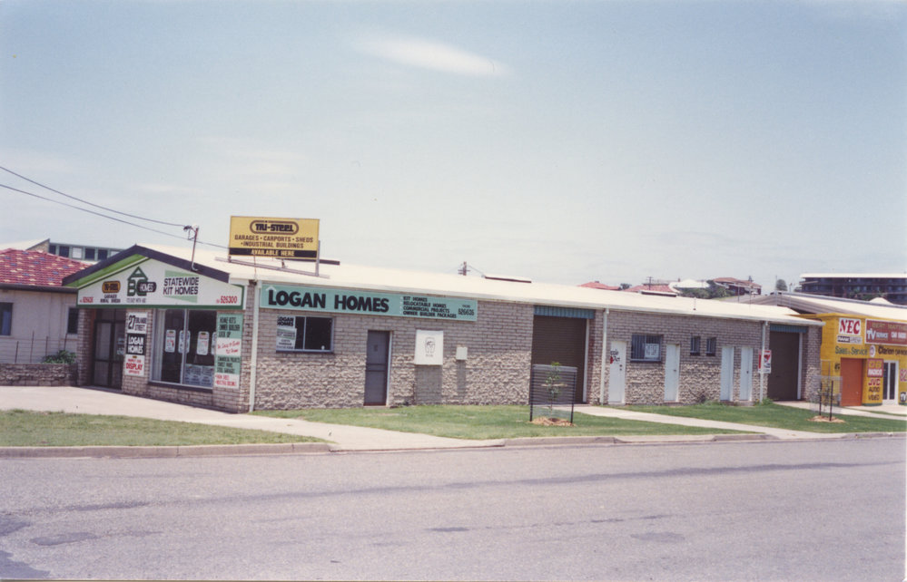 Logan Homes office at 27 Orlando Street in Coffs Harbour, 1990s