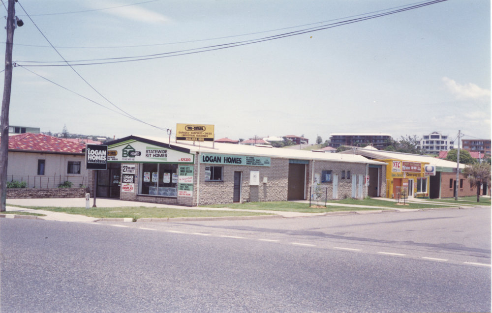 Logan Homes office at 27 Orlando Street in Coffs Harbour, 1990s