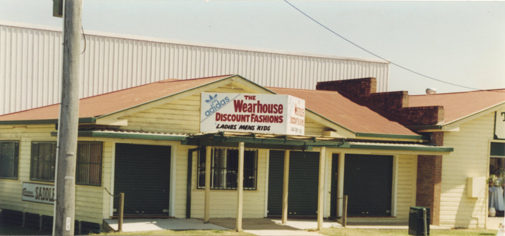 The Wearhouse Discount Fashions at 29 Orlando Street in Coffs Harbour, 1990s