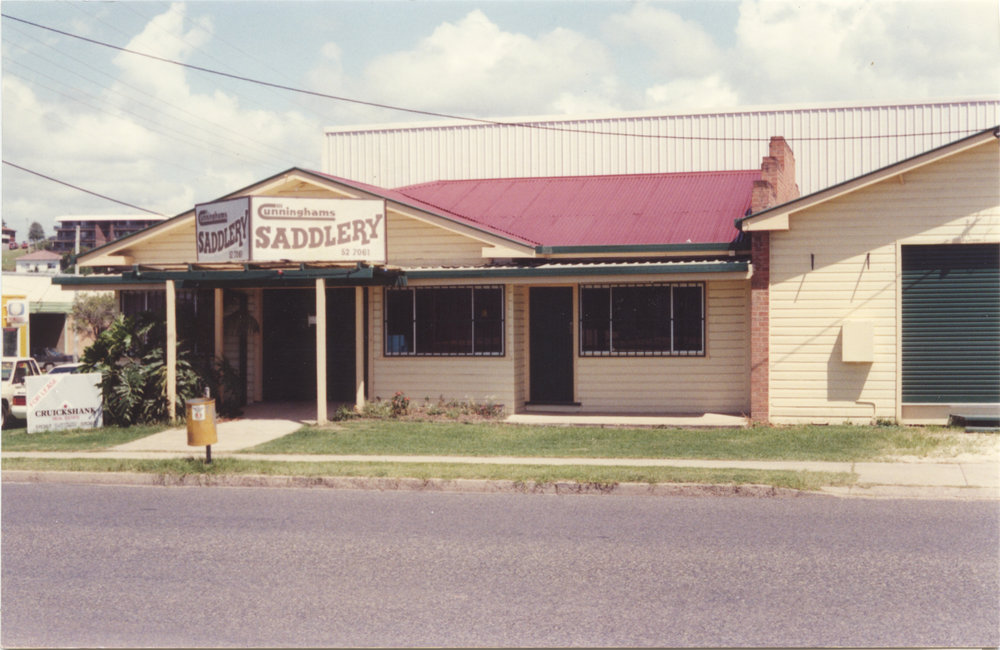 Cunninghams Saddlery at 29 Orlando Street in Coffs Harbour, 1990s
