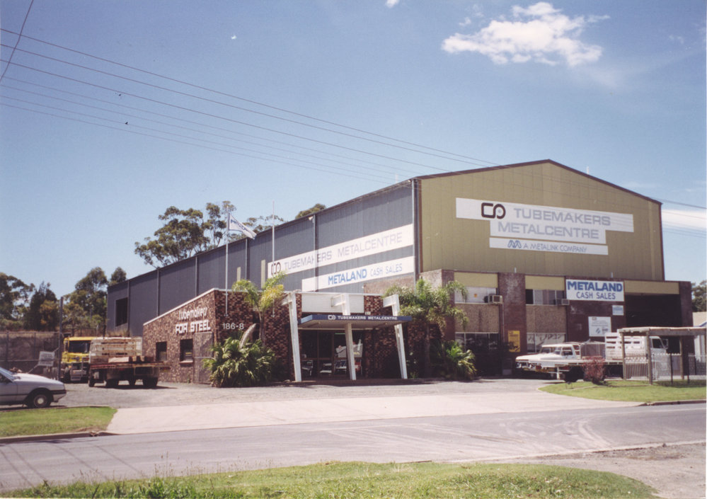 Tubemakers Metalcentre at 188 Orlando Street in Coffs Harbour, 1990s