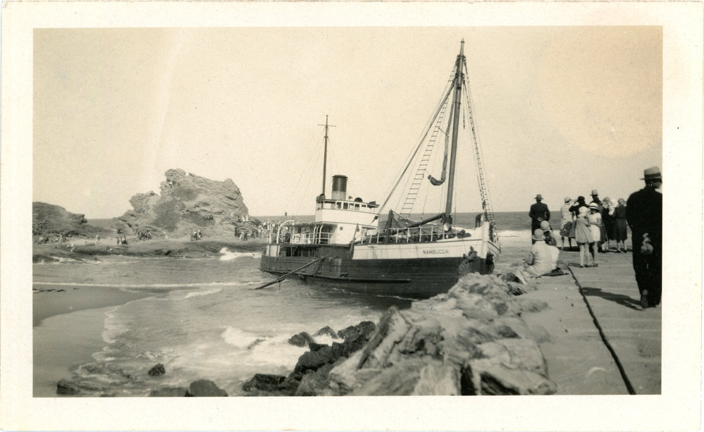 Nambucca ashore, 22 November 1931