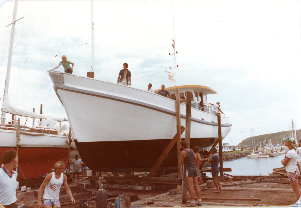 The Rainbow Warrior launch, 1 January 1984