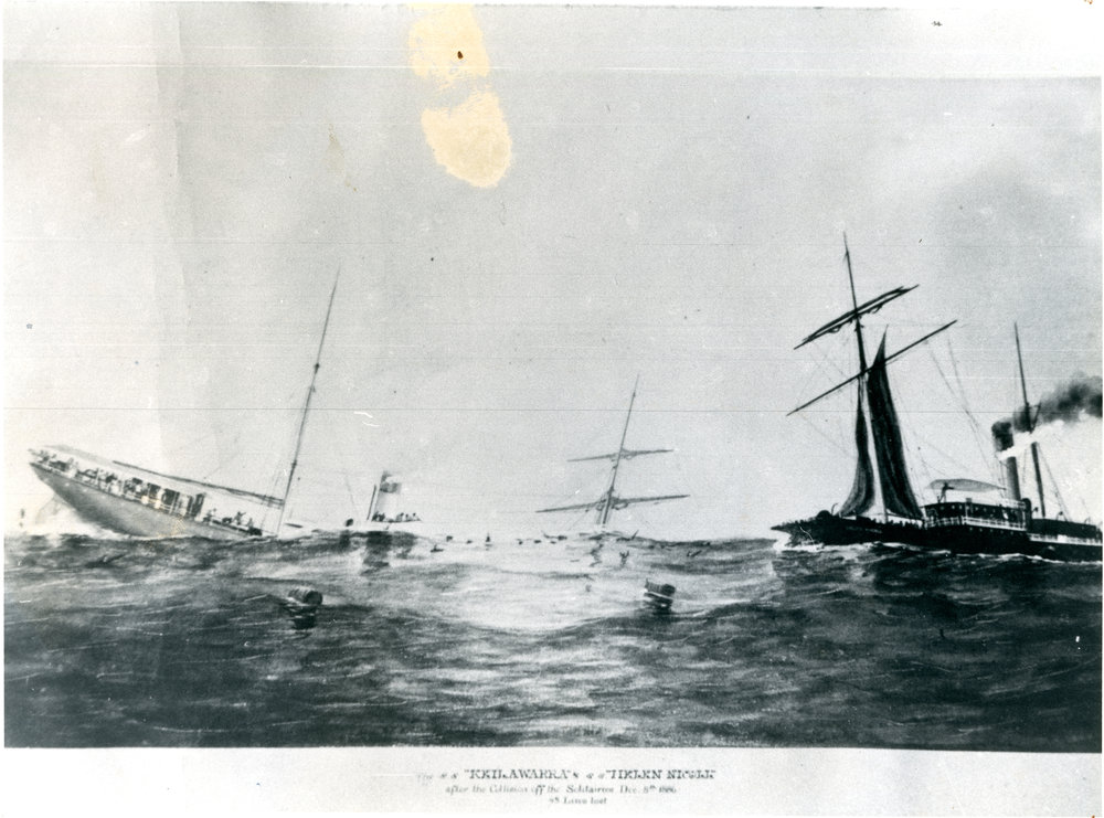 Keilawarra and Helen Nicholl collision, 1886