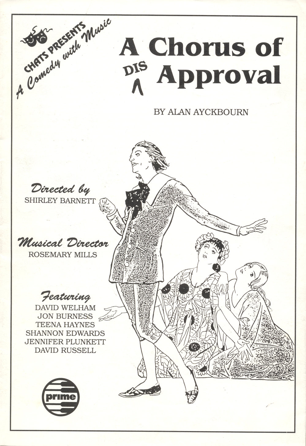 A Chorus of Disapproval theatre program