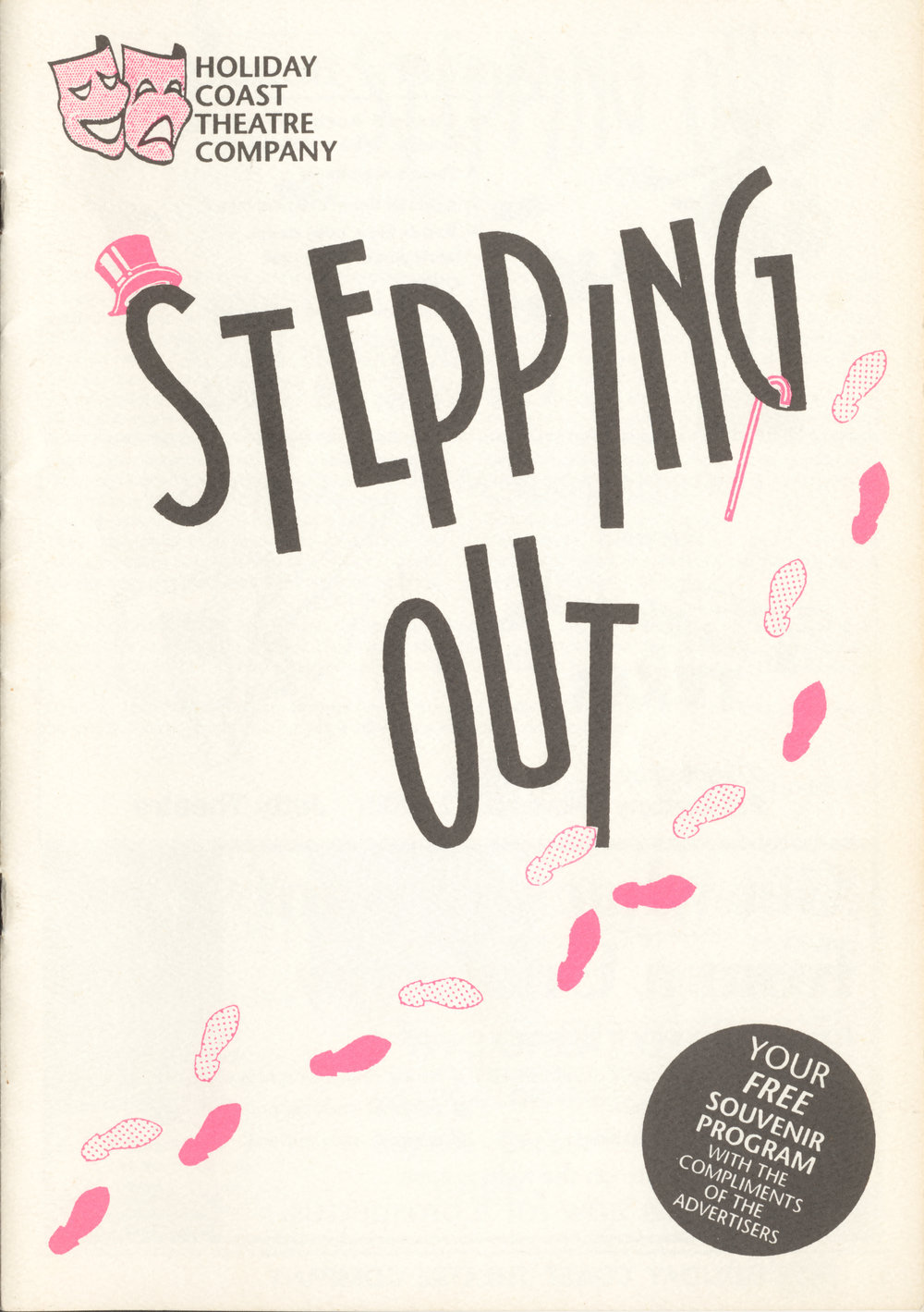 Stepping Out theatre program
