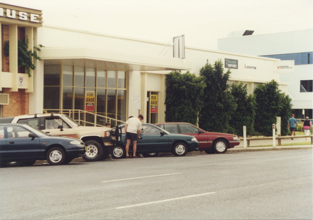 Corner of High and Moonee Streets in Coffs Harbour, 1990s